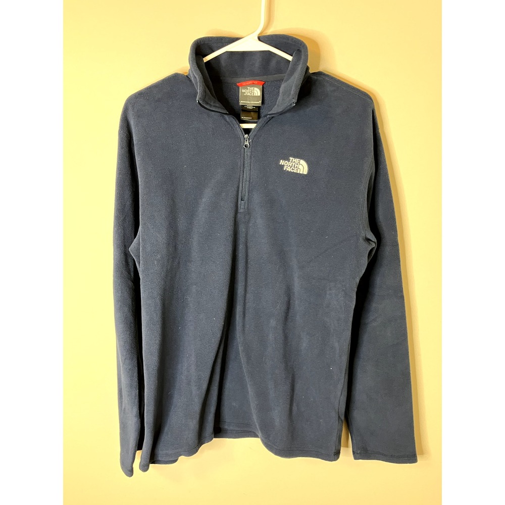 The North Face 1/4 Zip Mens Size S Pullover Fleece Navy